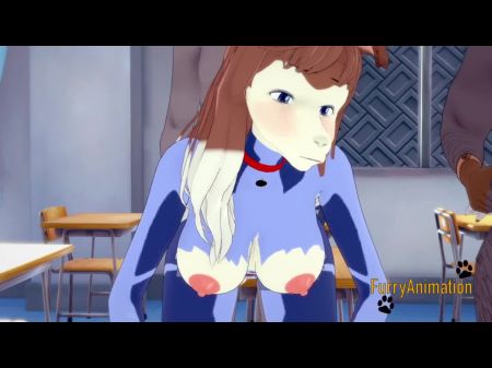 Wooly Anime Porn Three Dimensional Yiff - Fuck-fest Wooly In A Classroom