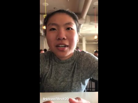 Tiny & Eng Kaum Legaler Asiatischer Teenager Nimmt Einen Haarigen, Unerschütterten Kerl In Ihre Wohnung 
