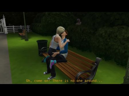 - Girlfriend Collective At Park With Stranger - Sims Four
