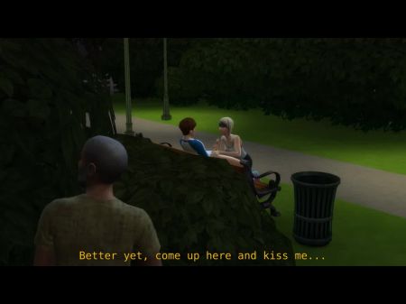 novia compartida en el parque con Stranger Sims 4 