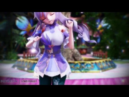 Genshin Influence - Keqing Catch The Gesticulate & Romp [mmd R - 18]