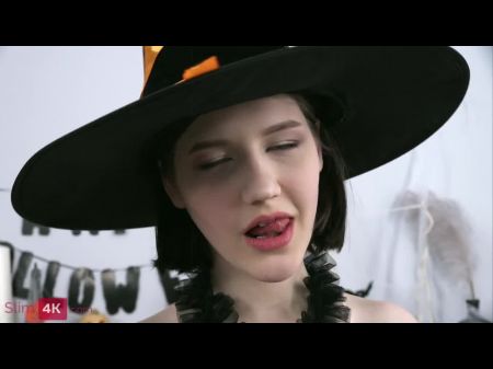 Witch Analyzed By Boyfriend On Halloween - Margo Von Teese