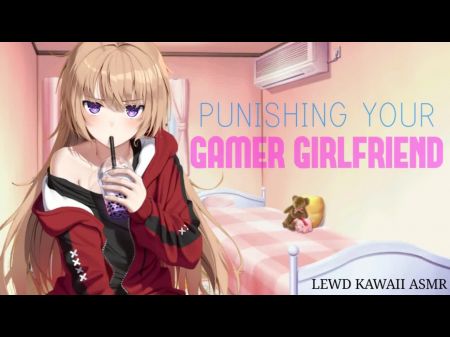 Balançando sua namorada para o Gamer para Raging (inglês ASMR) (pornografia de som) 