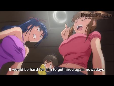 Três garotas com tesão sugam o mesmo pau em gangbang hentai 