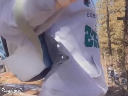 Eagles Admirers Internal Cumshot In The Forest