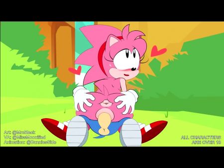 Эми Роуз трахает Sonic Sonic Hentai 