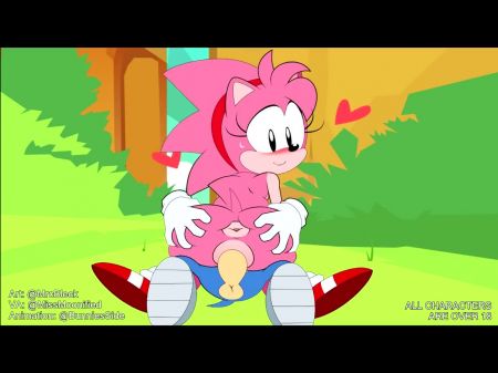 Amy Rose Copulates Sonic - Sonic Anime Porn