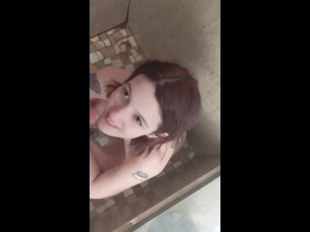 Obedient Gets A Mouthhole Of Urine In The Bathroom