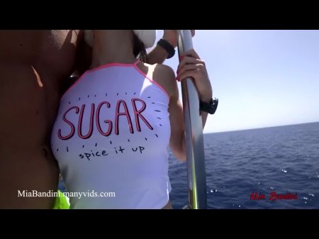 Anal Invasion Bonk On Giant Yacht And Jizz Shot On Six Pack With Super-naughty Teenage