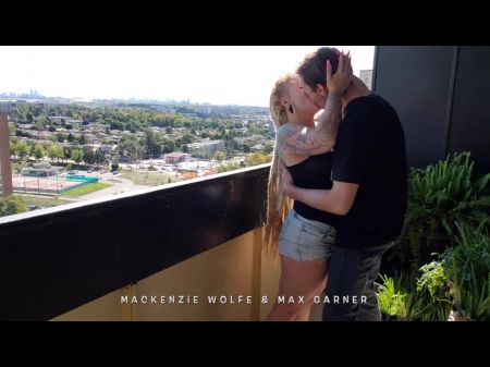 Toronto Couple Gets Caught Having Creampie Romp On Their Balcony (sound On)