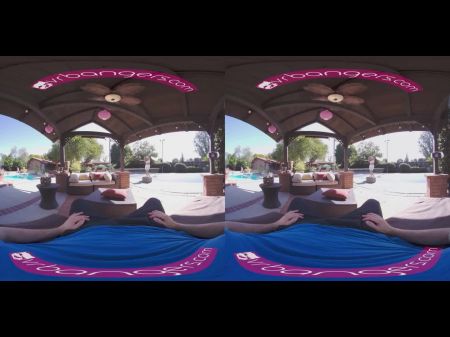 مثير لاعب تنس شقراء نينا إيلي في الهواء الطلق سخيف VR الاباحية 