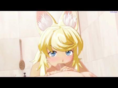 Juicy Wooly Female Greets You Home With A Fellatio Well-prepped To Sex [wolf Female With You] / Manga Porn Game