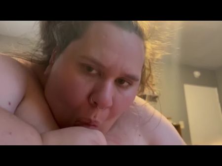 Magnificent Plus Sized Woman Blows And Then Gets Creampied