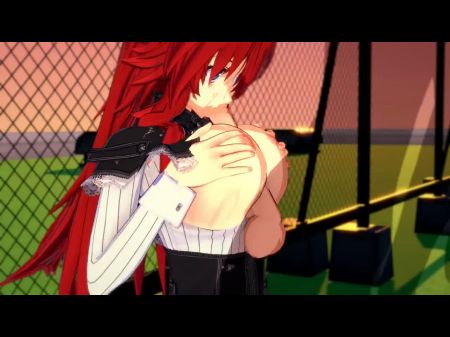 High School Dxd - Rias Gremory 3 Dimensional Anime Porn
