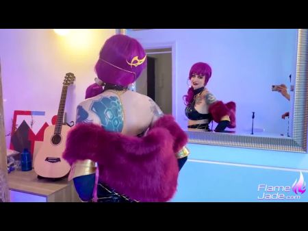 Evelynn Kda Blowjob And Ass Fucking Bang-out After Getting Off . Cosplay League Of Legends