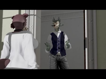 Juno From Beastars Gives Legosi A Helping Mitt - Second Life Yiff [with Sound]
