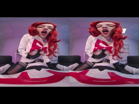 Redhead Anna de Ville aka Jessie Getting Anal Fuck in Pokemon XXX VR Porn 