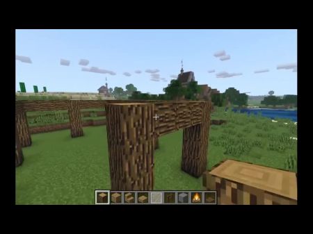 Cómo Construir Una Casa Del Lago En Minecraft (tutorial) 