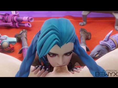 Get Jinxed BlowJob League of Legends Animation 