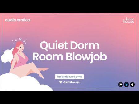 [asmr] Quiet Dormitory Apartment Blowjob [audio Roleplay]