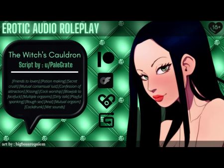 Roleplay de áudio O caldeirão da bruxa Slutty Witch Cumslut 