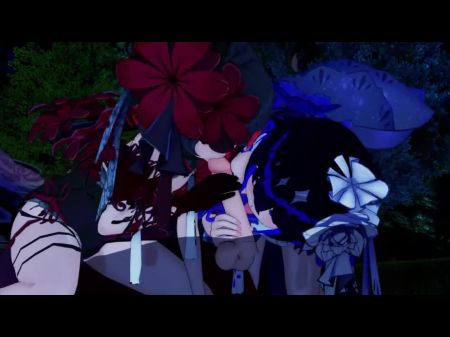 Honkai Impact Seele Vollerei و Dark Seele Vollerei 3d Hentai 