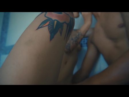 Damsel With Puny Breast Takes A Bathroom And Deep Throats A Thick Stiffy In The Sauna