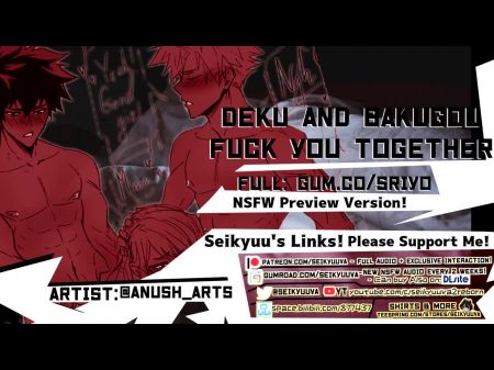 [my Hero Academia Threesome] Bakugou And Deku Act You Together !