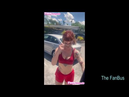 Uber-cute Freaky Tattooed Redhead Babe Wanted Me To Have Sex Her In The Fanbus - Sidney Summer