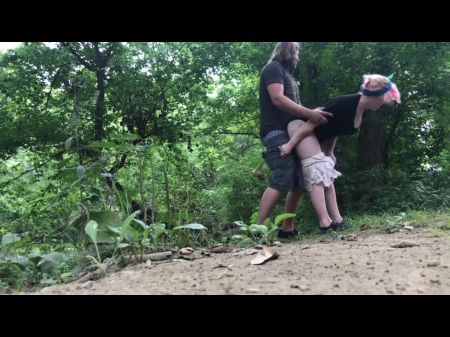 Fuck-fest In The Woods With An Unknowing Teenage
