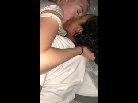 Triple Sex With Girlfriend And Her Roomy