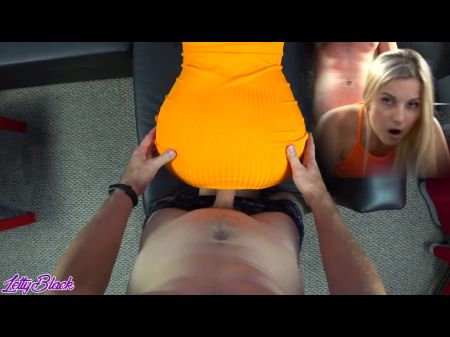 Pure Point Of View Shagging In Cock-squeezing Orange Dress - Moves Her Ass
