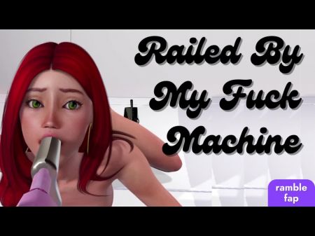 First-ever Time Getting Railed By My Fuck Machine [facefucking] [squirting] [dirty Talk]