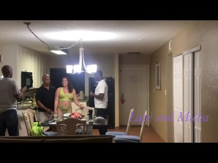 Real Hotwife - Takes Trio Big Black Cock While Spouse Records (micha)