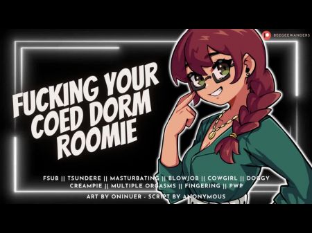Bonk Your Insatiable Roomie So She Can Focus On Her Examination [bratty Slut] Audio Roleplay