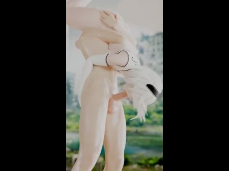 2b Yorha Blowage 69 Nier Automata 3d With Sound