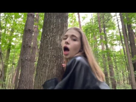 Risky Public Fuck-a-thon In The Forest With