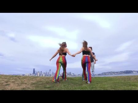 Immense Asses & Beyond: Kenzie Madison , Laney Grey Double Creampied Bouncy Arse