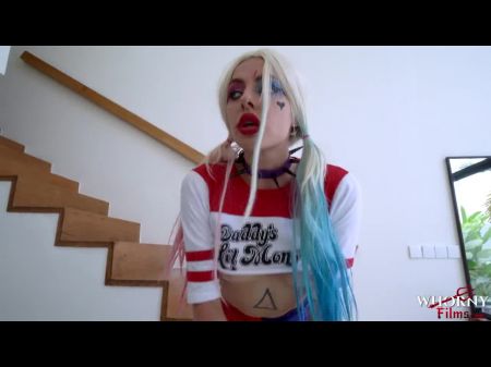 Harley Quinn Is A Total Breezy For Crude Raunchy Sex And Large Spears Smashing Her Beaver