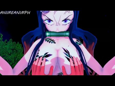 Demon Slayer Helping Nezuko To Contain Her Demon Powers Anime Manga Porn 3d Uncensored