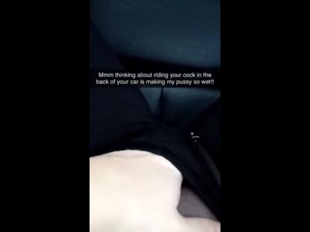 Wanking In Parking Bunch While Sexting My Step Uncle On Snapchat - I Burst All Over His Car !