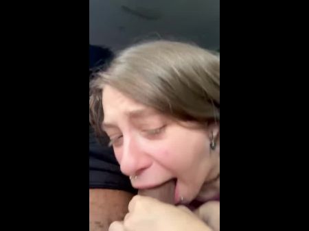 Roomate Caught Me Blowing Cock Fathers Ginormous Big Black Cock In The Car