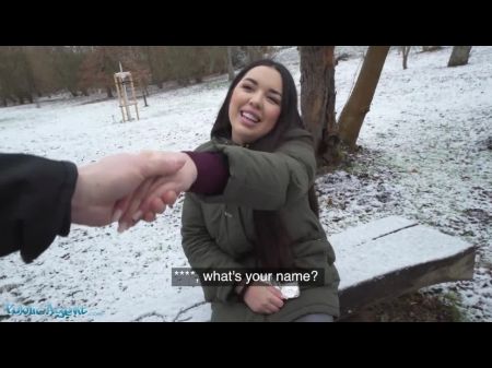 Spanish Brunette Demonstrates Fat All-natural Hooters In The Snow