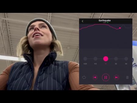 Nutting Tough In Grocery Store With Lush Remote Controlled Massager