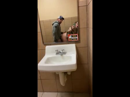Little Quicky In Gas Station Toilet