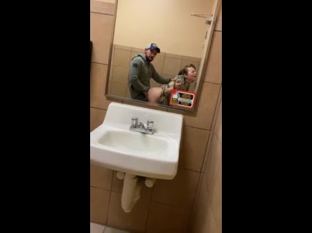 Little Quicky In Gas Station Toilet