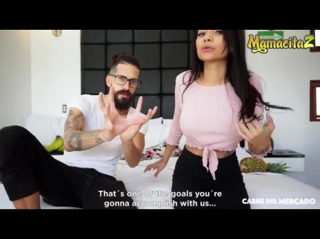 Mila Garcia Petite Big Tits Latina Colombiana Erstes Casting mit Gestüt 