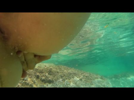 4k Horny Fuck-a-thon Underwater Good Ass-fuck Creampi In The Water