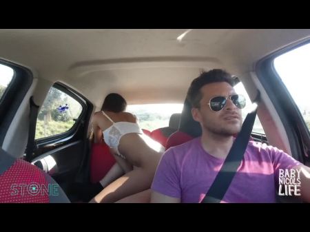 Wild Couple Fucking In My Uber Car - Part 1