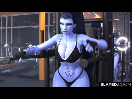 Overwatch Widowmaker Shagged At The Gym